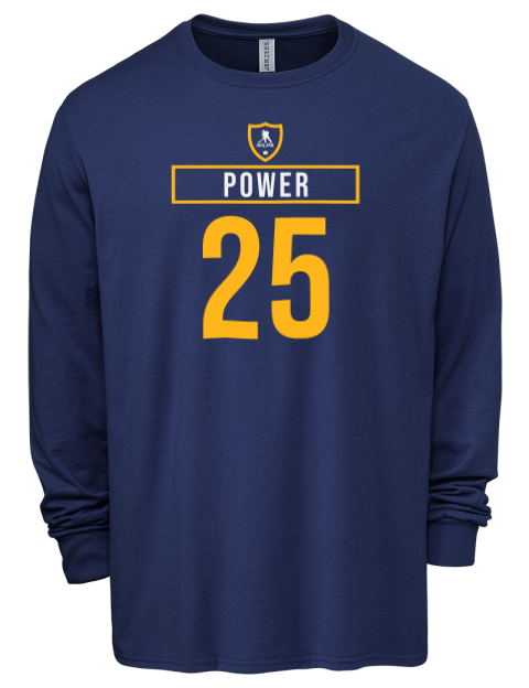 Away Jersey Owen Power Men's Premium Blend Long Sleeve-T-Shirt | Swagsta