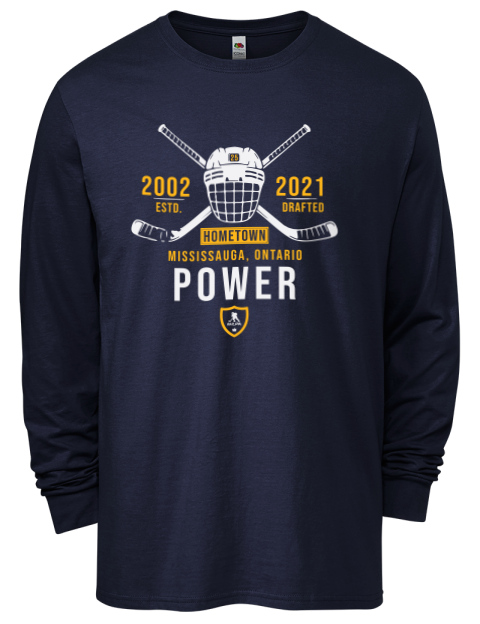 Heritage Owen Power Men's Long-Sleeve T-Shirt | Swagsta
