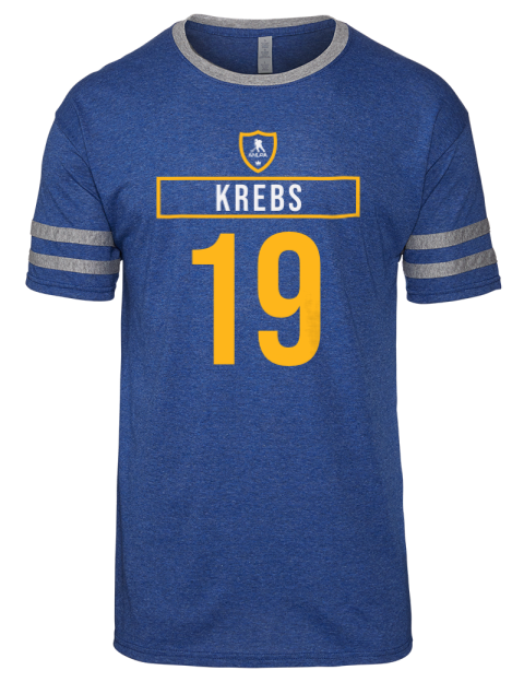 Away Jersey Peyton Krebs Men's Tri-Blend T-Shirt | Swagsta