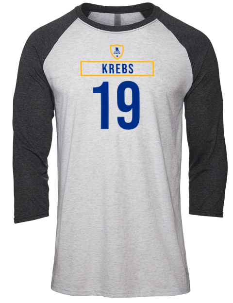 Home Jersey Peyton Krebs Unisex Premium Three-Quarter Raglan T-Shirt | Swagsta