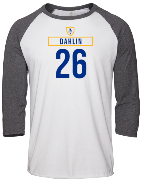 Home Jersey Rasmus Dahlin Unisex Premium Three-Quarter Raglan T-Shirt | Swagsta