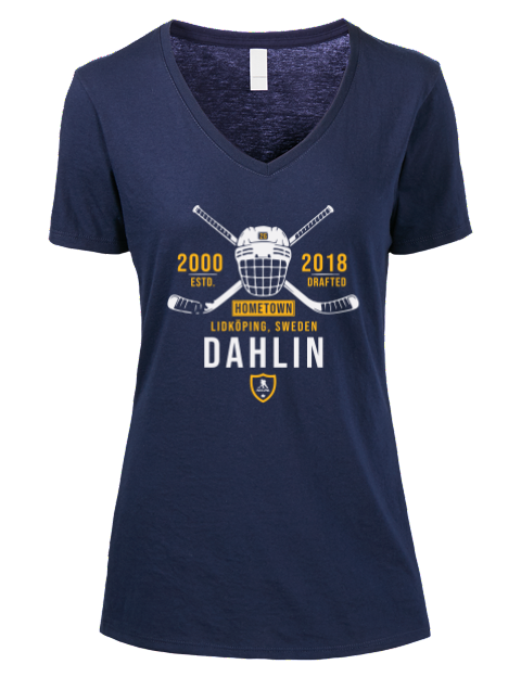 Heritage Rasmus Dahlin Premium Ladies V-Neck T-Shirt | Swagsta