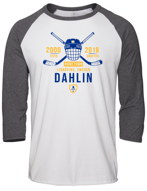 Classic Heritage Rasmus Dahlin Unisex Premium Three-Quarter Raglan T-Shirt | Swagsta