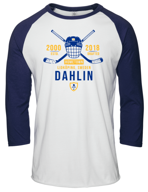 Classic Heritage Rasmus Dahlin Unisex Premium Three-Quarter Raglan T-Shirt | Swagsta