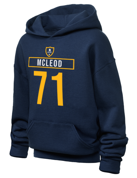 Away Jersey Ryan Mcleod Youth Hooded Sweatshirt | Swagsta