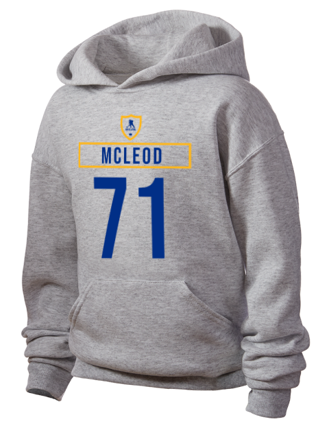 Home Jersey Ryan Mcleod Youth Hooded Sweatshirt | Swagsta