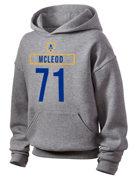 Home Jersey Ryan Mcleod Youth Hooded Sweatshirt | Swagsta