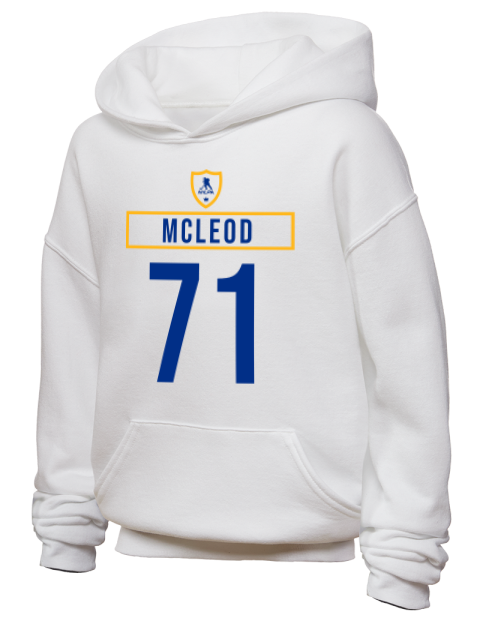 Home Jersey Ryan Mcleod Youth Hooded Sweatshirt | Swagsta