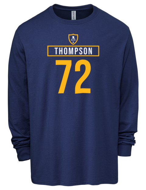 Away Jersey Tage Thompson Men's Premium Blend Long Sleeve-T-Shirt | Swagsta