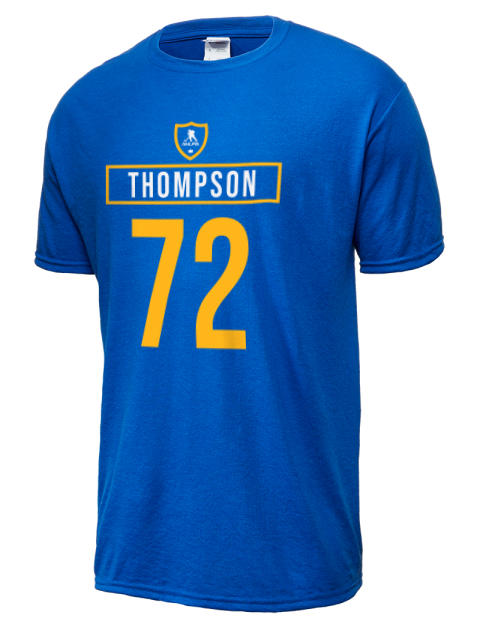 Away Jersey Tage Thompson Dri-Power Unisex T-Shirt | Swagsta