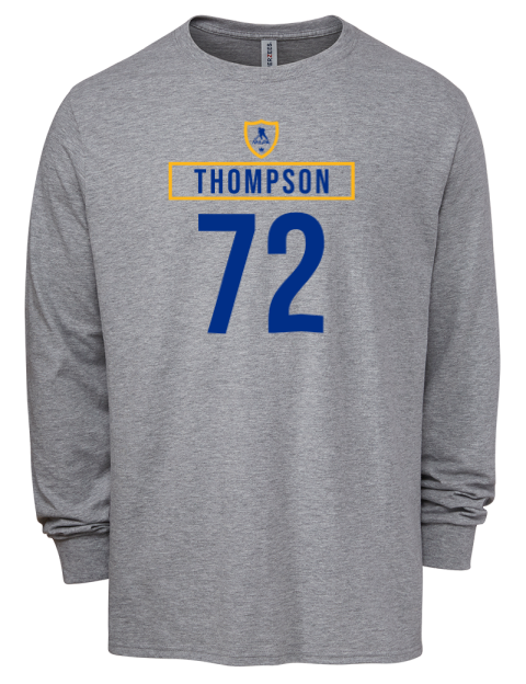 Home Jersey Tage Thompson Men's Premium Blend Long Sleeve-T-Shirt | Swagsta