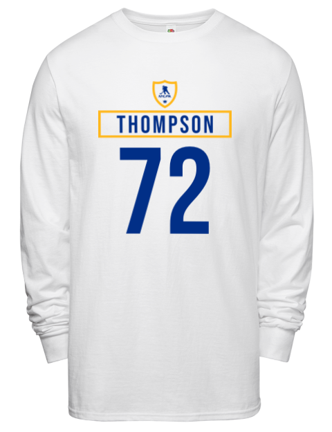 Home Jersey Tage Thompson Men's Long-Sleeve T-Shirt | Swagsta