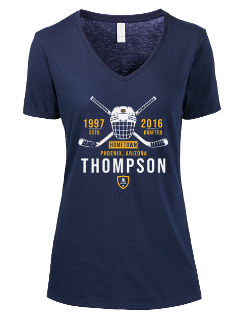 Heritage Tage Thompson Premium Ladies V-Neck T-Shirt | Swagsta