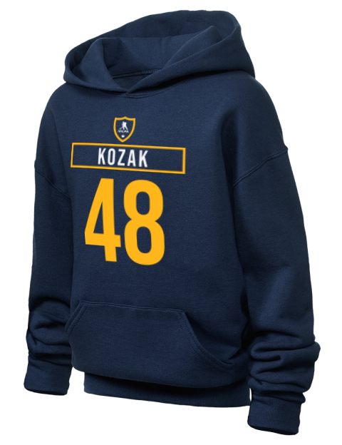 Away Jersey Tyson Kozak Youth Hooded Sweatshirt | Swagsta
