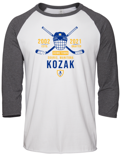 Classic Heritage Tyson Kozak Unisex Premium Three-Quarter Raglan T-Shirt | Swagsta