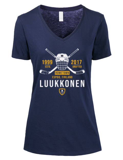 Heritage Ukko-Pekka Luukkonen Premium Ladies V-Neck T-Shirt | Swagsta