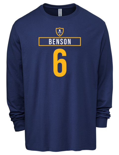 Away Jersey Zach Benson Men's Premium Blend Long Sleeve-T-Shirt | Swagsta