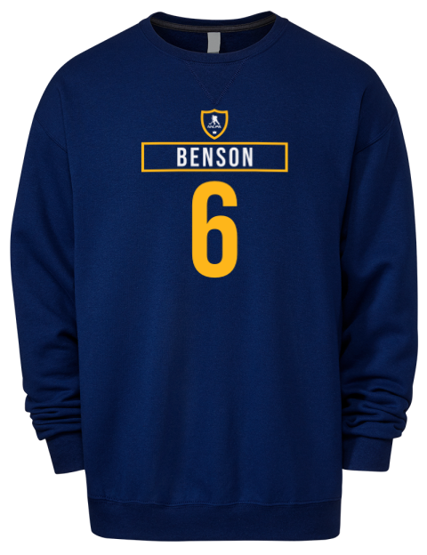 Away Jersey Zach Benson Premium Unisex Crewneck Sweatshirt | Swagsta