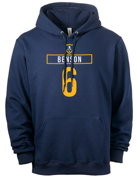 Away Jersey Zach Benson Eco Premium Unisex Hooded Sweatshirt | Swagsta