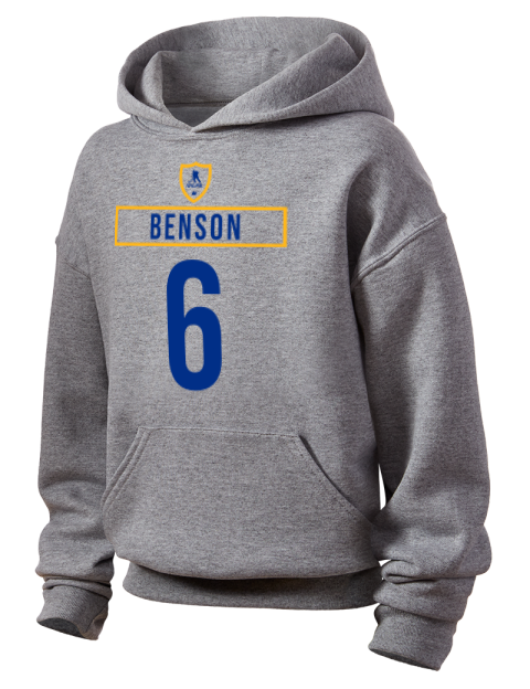 Home Jersey Zach Benson Youth Hooded Sweatshirt | Swagsta