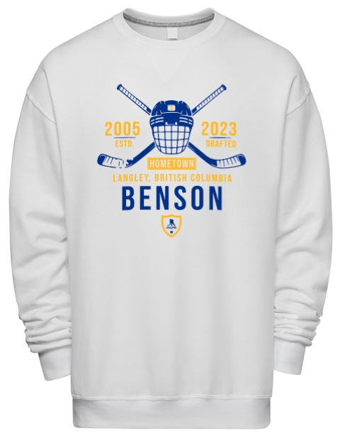 Classic Heritage Zach Benson Premium Unisex Crewneck Sweatshirt | Swagsta
