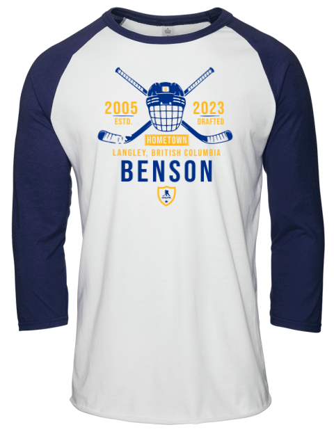 Classic Heritage Zach Benson Unisex Premium Three-Quarter Raglan T-Shirt | Swagsta