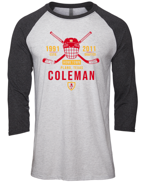 Classic Heritage blake coleman Unisex Premium Three-Quarter Raglan T-Shirt | Swagsta
