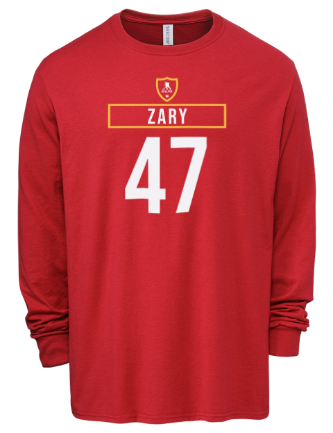 Away Jersey connor zary Men's Premium Blend Long Sleeve-T-Shirt | Swagsta