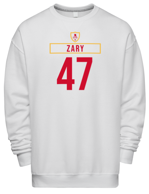 Home Jersey connor zary Premium Unisex Crewneck Sweatshirt | Swagsta