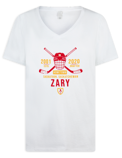 Classic Heritage connor zary Premium Ladies V-Neck T-Shirt | Swagsta