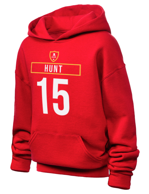 Away Jersey dryden hunt Youth Hooded Sweatshirt | Swagsta