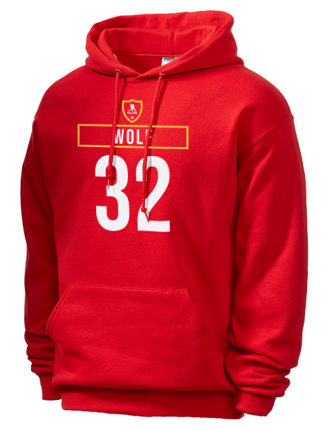 Away Jersey dustin wolf Unisex Hooded Sweatshirt | Swagsta