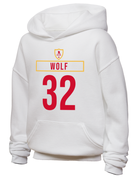 Home Jersey dustin wolf Youth Hooded Sweatshirt | Swagsta