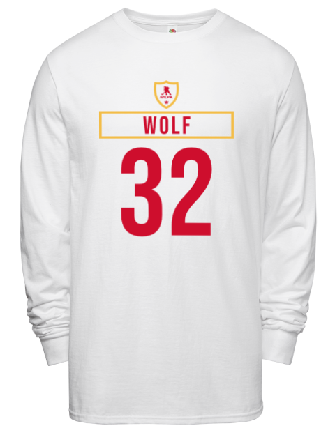 Home Jersey dustin wolf Men's Long-Sleeve T-Shirt | Swagsta