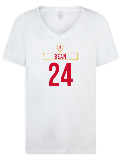 Home Jersey jake bean Premium Ladies V-Neck T-Shirt | Swagsta