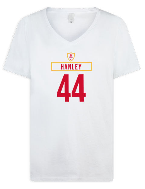 Home Jersey joel hanley Premium Ladies V-Neck T-Shirt | Swagsta