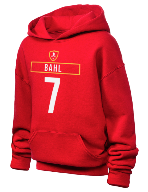 Away Jersey kevin bahl Youth Hooded Sweatshirt | Swagsta