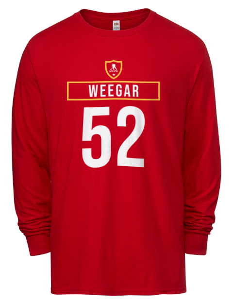 Away Jersey mackenzie weegar Men's Long-Sleeve T-Shirt | Swagsta