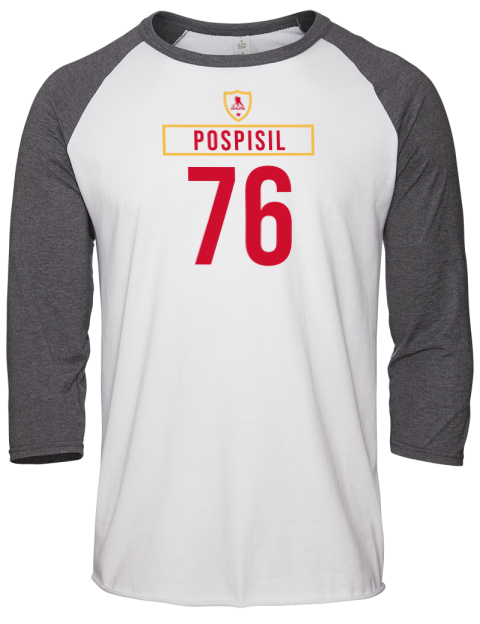 Home Jersey martin pospisil Unisex Premium Three-Quarter Raglan T-Shirt | Swagsta