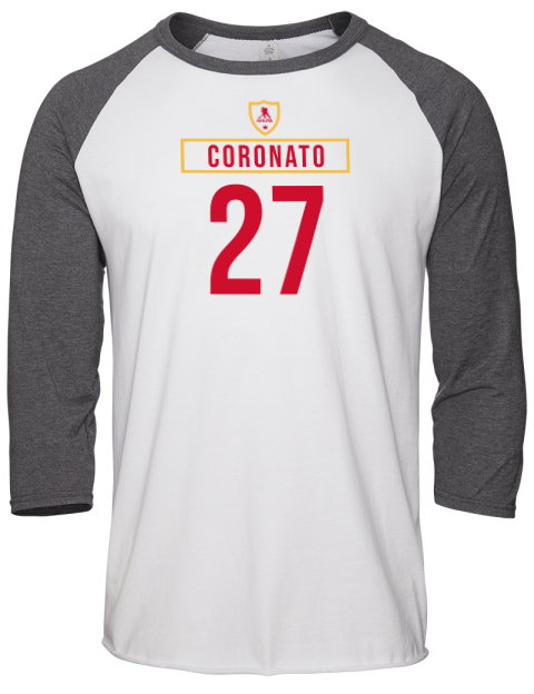 Home Jersey matthew coronato Unisex Premium Three-Quarter Raglan T-Shirt | Swagsta
