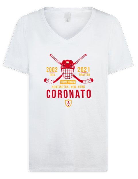 Classic Heritage matthew coronato Premium Ladies V-Neck T-Shirt | Swagsta