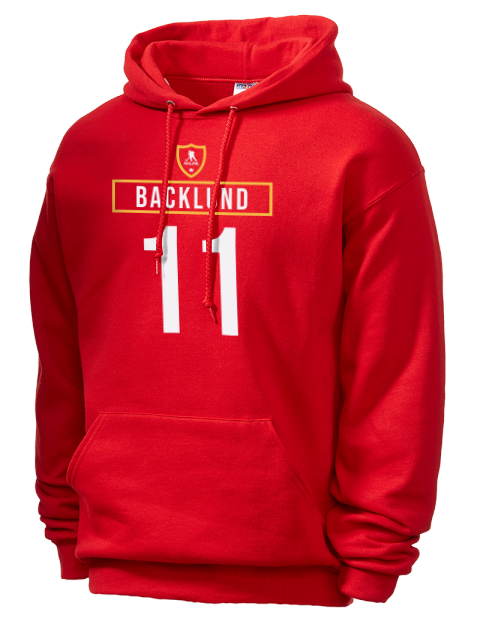 Away Jersey mikael backlund Unisex Hooded Sweatshirt | Swagsta