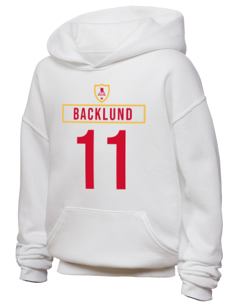 Home Jersey mikael backlund Youth Hooded Sweatshirt | Swagsta