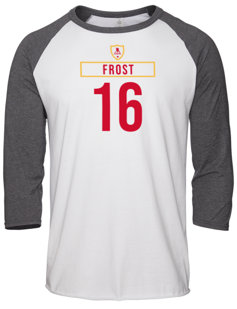 Home Jersey morgan frost Unisex Premium Three-Quarter Raglan T-Shirt | Swagsta