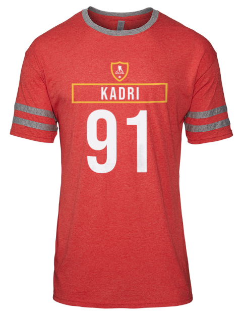 Away Jersey nazem kadri Men's Tri-Blend T-Shirt | Swagsta