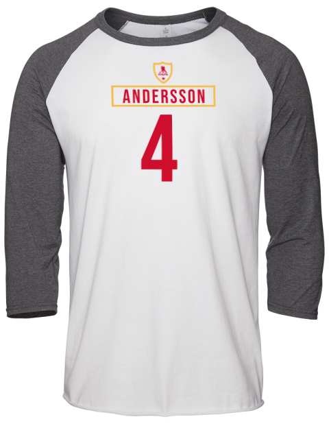 Home Jersey rasmus andersson Unisex Premium Three-Quarter Raglan T-Shirt | Swagsta