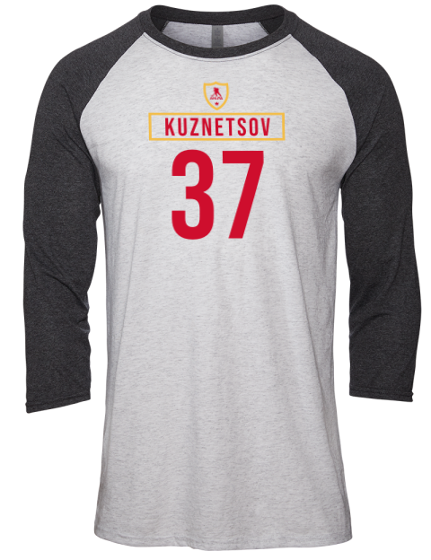 Home Jersey yan kuznetsov Unisex Premium Three-Quarter Raglan T-Shirt | Swagsta
