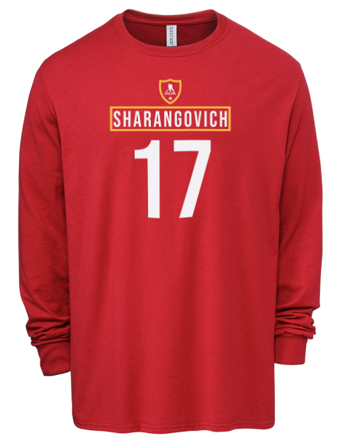 Away Jersey yegor sharangovich Men's Premium Blend Long Sleeve-T-Shirt | Swagsta