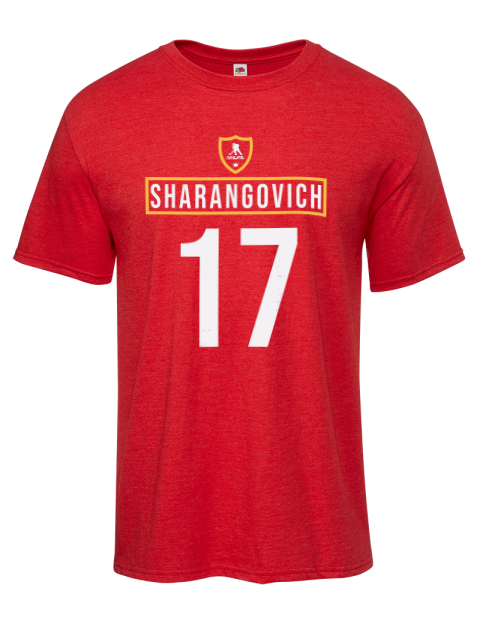 Away Jersey yegor sharangovich Iconic Men's T-Shirt | Swagsta