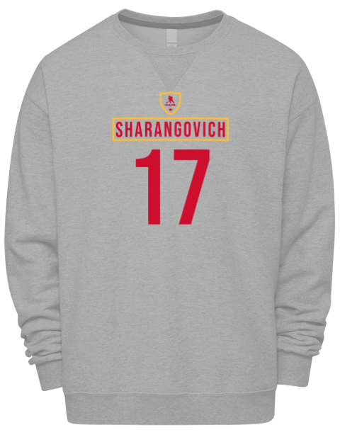 Home Jersey yegor sharangovich Premium Unisex Crewneck Sweatshirt | Swagsta